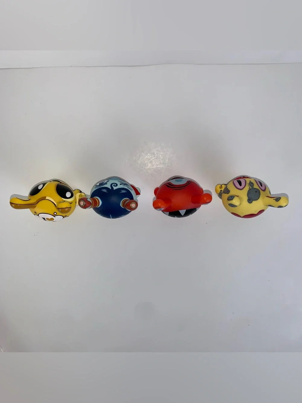 Kidrobot Dunny 3” Vinyl Figure Lot of 4 Mixed Designs No Box